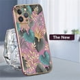 thumbnail image 4 of Flowers Phone Case For iPhone 15 13 14 Pro Max 12 11 Pro XS Max XR X 8 7 14 Plus SE 2022 2020 Silicone Shockproof Cover Coque, 4 of 7