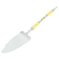 GlassOfVenice Italian Murano Glass Cake Server - Gold