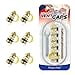 thumbnail image 3 of Magicfour Fuel Gas Can Vent Caps, 6 Pack Fuel Gas Tank Vent Caps Gas Can Replacement Vent Plug Gas Jug Vent Caps For Gas Fuel Water Can Jug To Allow Faster Flowing, 3 of 4