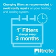 thumbnail image 3 of Filtrete 20x25x1 Air Filter, MPR 1900, MERV 13, Healthy Living Ultimate Allergen 3-Month Pleated 1-Inch Air Filters, 2 Filters, 3 of 7