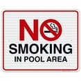 thumbnail image 1 of Pool Sign, No Smoking in Pool Area Sign,, 1 of 1