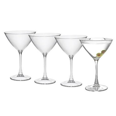 Unbreakable Tritan 9 oz Martini Glass - Set of 4