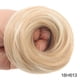 thumbnail image 1 of Moño desordenado 100% real, coleta, moño rizado natural, recogido tipo donut con goma elástica para mujer., 1 of 1