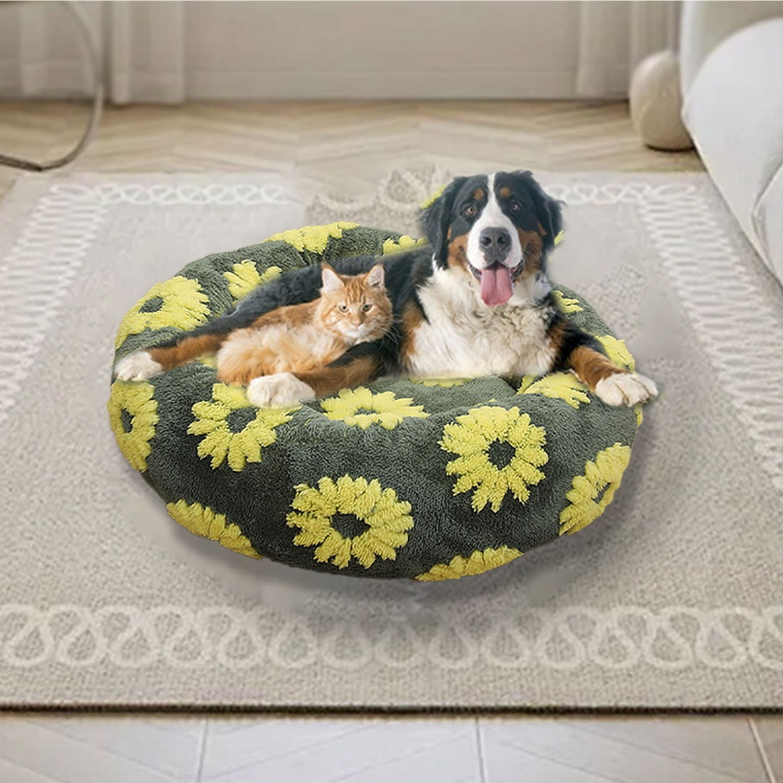 All Season Round Pet Bed for Dogs and Cats Cozy Resting Sleeping Mat Home Comfort