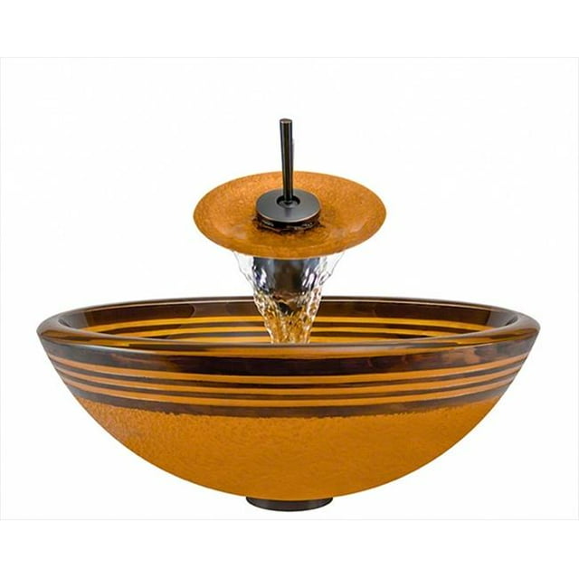 Polaris 615-WF-ORB Oil Rubbed Bronze Bathroom Waterfall Faucet Ensemble