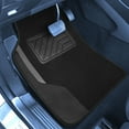 thumbnail image 3 of FH Group Color-Block Carpet Liners Non-Slip Car Floor Mats with Faux Leather Accents - Full Set, 3 of 7