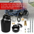 thumbnail image 4 of 420cc Air Filter Adapter Kit Compatible with Predator 420 301cc 8hp 13hp 15hp GX340 GX390 OHV Engine Stage 1 Mini Bike Go Kart Performance Parts Upgraded for Golf Cart Lawnmower Pressure Washer, 4 of 7