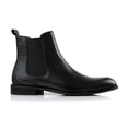 thumbnail image 2 of Polar Fox Bennett MPX806080 Memory Foam Classic High-Top Chelsea Boots (with Sneak Skin Texture), in Black, Men's Size 13, 2 of 7