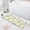 Ginger and Leaves, variant on Haosy Lines Roses Bathroom Rugs Non Slip Absorbent Soft Plush Quick Dry Bath Mat, 39"x20"