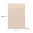 thumbnail image 6 of 6 Pcs  Premium Ice Bags Thick Canvas Bags for Crushed Ice and Bar (White), 6 of 6