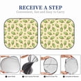 thumbnail image 6 of Xecao Kiwi Ice Cream for Foldable Car Sun Shades (2-Pack) offer sun protection with an easy-fold design for convenient windshield shading., 6 of 7