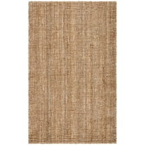 SAFAVIEH Natural Fiber Bysshe Solid Area Rug, Natural, 6' x 9'