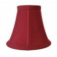 thumbnail image 2 of Mestar Decor 8-pack Mini Bell Candelabra Lamp Shade Lampshade 5"H Clip On Style(8pcs) for Chandeliers Red Color, 2 of 5