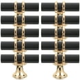 thumbnail image 1 of Miangastore Cabinet Hardware Pulls Gold Curved Design 10Pcs For Renovation, 1 of 9