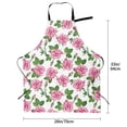 thumbnail image 5 of Lsque Rose Flowers Waterproof Apron Chef Aprons for Men Heavy Duty Chemical Work Apron Extra Long Grilling Aprons with Adjustable Bib Apron, 5 of 9