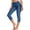 Dark Pur, variant on Sociala Women's High Waisted Swim Bottoms Capris Legging Sport Swimming Pants UPF 50+