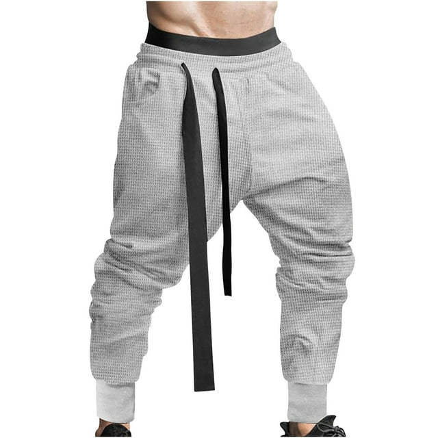 FAIWAD Men's Sweatpants Elastic Waist Athletic Sweatpants Casual Loose Drawstring Athletic Trousers