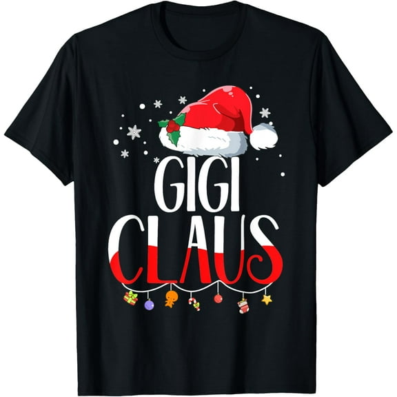 Playful Comfort Tee - Gigi Claus Santa Claus Family Christmas Matching T-Shirt