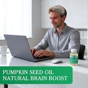 Pumpkin Seed Oil Capsules- Pumpkin Seed Oil Supplement for Hair Growth, Youthful Skin, Prostate Health, Urinary Tract Support
