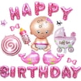 thumbnail image 1 of Kit de globos con forma de caballo para cumpleaños, Mylar, 23 unidades, feliz cumpleaños, 1 of 1