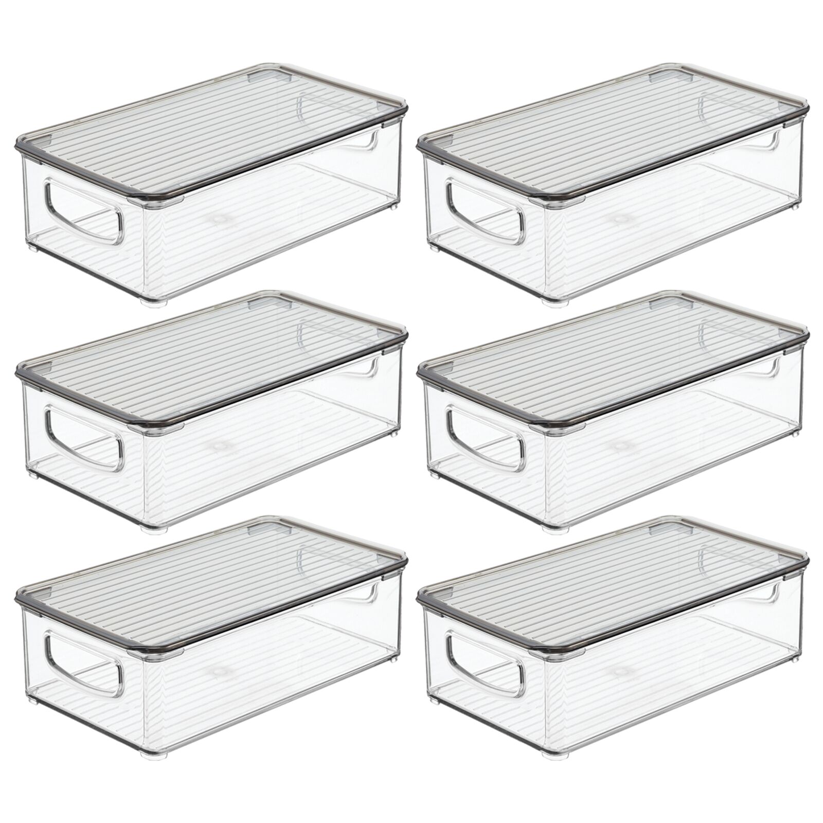 Boîte De Rangement Allongée Hermétique Pour Frigo - Idéale Pour Les Herbes, Pâtes Et Légumes - Empilable Et Transparente