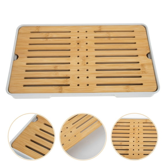 LEORX Assorted Color Rectangular Tea Tray for Tea House Serving and Storage