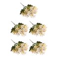 thumbnail image 3 of Transemion 1/2/3/5 Realistic Appearance Artificial Flower Low Maintenance For Life Elegant Mini Lily5 5PCS, 3 of 6