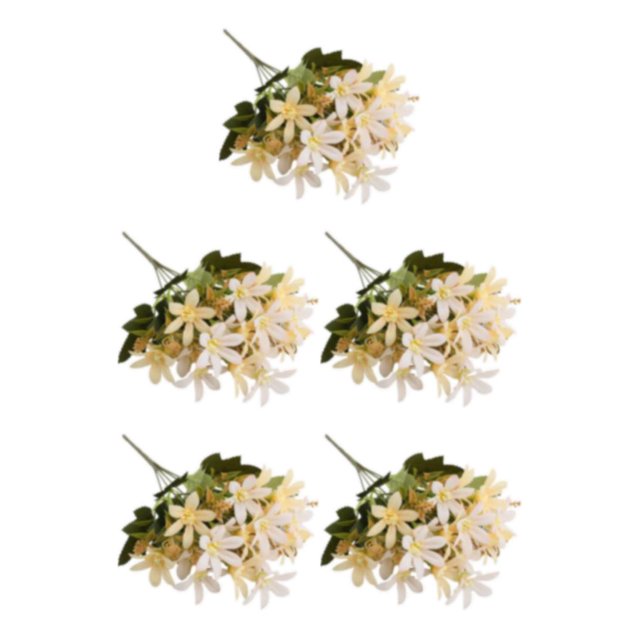 kurtrusly 1/2/3/5 Realistic Appearance Fake Flower Decoration For Life Long-lasting Durability Mini Lily5 5PCS