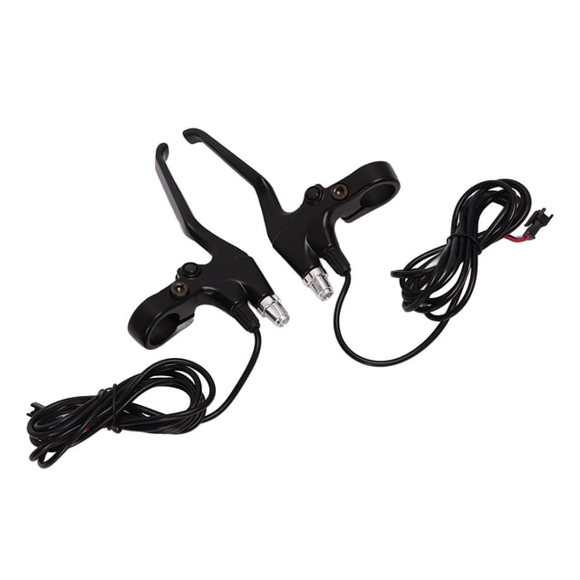 Manija de freno de bicicleta eléctrica a prueba de agua, 1 par de bicicleta eléctrica Palanca de freno eléctrica Reemplazo de palanca de freno Valor inmejorable