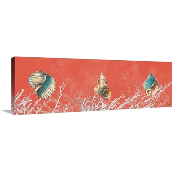 Great BIG Canvas Lanie Loreth Premium Thick-Wrap Canvas entitled Coral Panel I