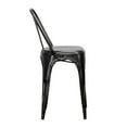 thumbnail image 5 of Coast to Coast Industrial Style Black Counter Height Dining Chair - Set of 2, 5 of 6