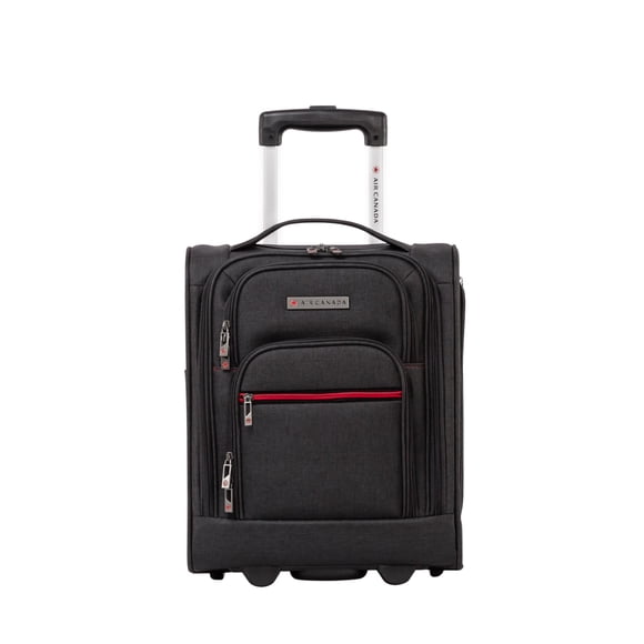 Air Canada Indigo Lite Collection 16-Inch Softside Underseat Luggage, Lightweight Carry-On Suitcase for Travel