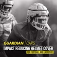 thumbnail image 2 of Guardian Cap - Soft-Shell Helmet Cover for Football and Lacrosse - Reduces Impact and Protects Helmets - One Size Fits All for Youth, High School, and College Programs - Vegas Gold, 2 of 7