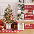 thumbnail image 4 of Goldensoil Pre-lit Mini Christmas Tree, Artificial 3ft Tabletop Christmas Tree, Style 2, 4 of 9