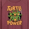 thumbnail image 3 of Teenage Mutant Ninja Turtles - Turtle Power - Women's Lightweight French Terry Long Sleeve Shirt, 3 of 5