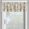 thumbnail image 2 of Ambesonne Floral Window Valance, Vintage Tender Flora, 54" X 18", Camel White, 2 of 5