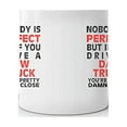 thumbnail image 3 of Nobody's Perfect Except D/W TRUCK Drive Coffee Tea Ceramic Mug Office Work Cup Gift 15oz, 3 of 3