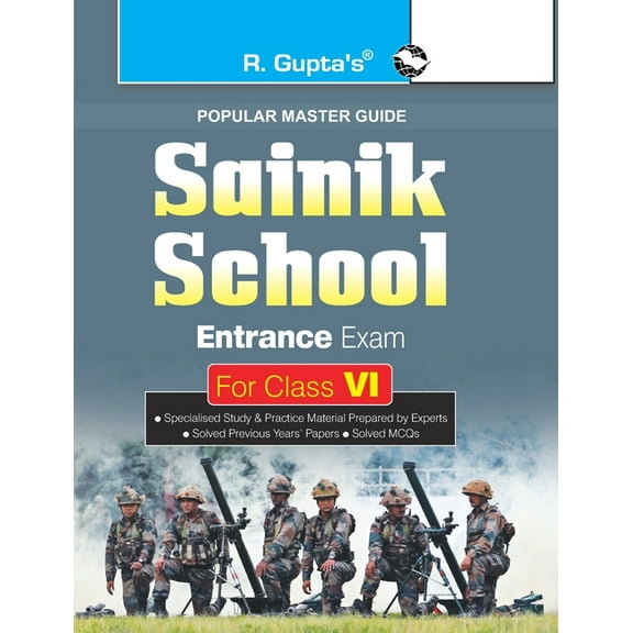 Sainik School Entrance Exam Guide for (6th) Class VI, (Paperback)