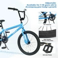 thumbnail image 2 of 20-Inch Wheels Bike, Single-Speed Mountain Bicycle with Rear Brake,Blue, 2 of 6
