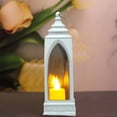 thumbnail image 1 of Luz ambiental de vela electrónica | Mini lámpara de aceite luz nocturna | Parpadeo sin llama que funciona con pilas | Decoración navideña retro | Plástico seguro | 7.28x2.36 pulgadas | 1 Paquete, 1 of 6