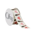 thumbnail image 3 of Offray 5/8" Lipstick Hearts Ribbon, 3 of 3