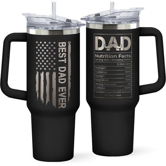 Gifts for Dad from Daughter, Son - Dad Gifts - Fathers Day Gift for Dads - Birthday, Father''s Day, Christmas Presents for Father - First Time, New Dads Gift Ideas - 40 Oz 2-sided Tumbler
