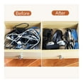 thumbnail image 5 of Organizador de cables reutilizable de 120 piezas, correas de alambre de 6 pulgadas para accesorios electrónicos de oficina en casa, 5 of 5
