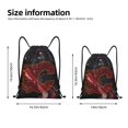 thumbnail image 4 of Bolsa clásica con cordón de Calgary, plegable, para deportes, fitness, unisex, bolsa de viaje para deportes de playa, pequeña, 4 of 8
