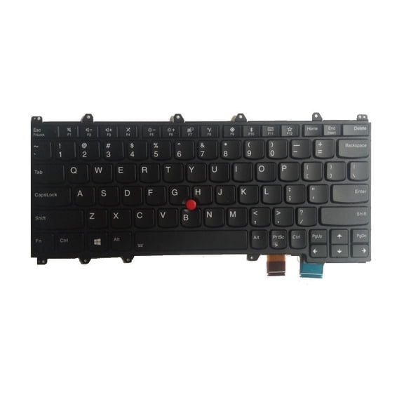 New Genuine Lenovo Thinkpad Yoga 370 US Backlit Keyboard 01EN386