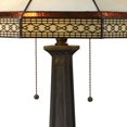 thumbnail image 4 of Elk Home 16-Inch Wide Stone Filigree Table Lamp, Tiffany Bronze, 4 of 5