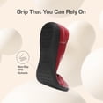 thumbnail image 4 of Zapatos DREAM PAIRS Bailarinas con Punta Redonda Slip On Rojo 9.5, 4 of 7