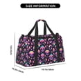 thumbnail image 3 of Disketp cartoon Skull rainbow space Bolsa de Viaje Tipo Duffle, Bolso de Mano para Fin de Semana para Mujer, Bolsa de Gimnasio Ligera para Hombre, Esencial para Viajes, 3 of 7