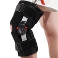 thumbnail image 1 of Post Op Knee Brace, Non Slip Side Stabilizers Adjustable ROM Knee Brace with Shoulder Strap for PCL, for Orthopedic, 1 of 7