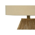 thumbnail image 3 of Monarch Specialties Lighting, 22"h, Table Lamp, Brown Rope, Beige Shade, Transitional, 3 of 6